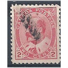 Canada 1903.SG176 2c Rose-Carmine Fine Used.