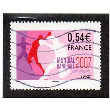 FRA 2007 54c 'HANDBALL WORLD CHAMPIONSHIPS' FINE USED (EBID20667)