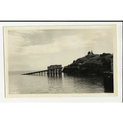 Wales TENBY Lifeboat Station Postcard by Squibbs