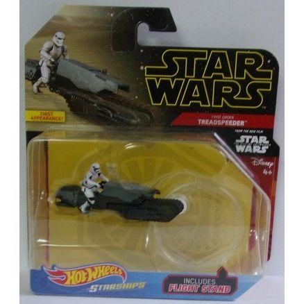 HOT WHEELS STAR WARS ' 1ST ORDER TREADSPEEDER ' STARSHIPS (2019)
