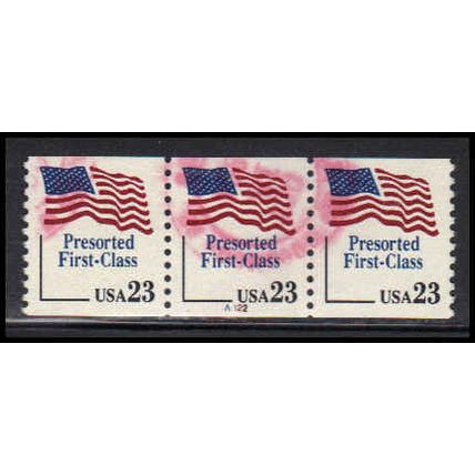 Used 2605 23c U.S. Flag Very Fine PNC A122/3 PA3189