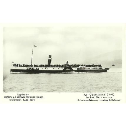 Williamson Buchanan PS GLENMORE Postcard (Brown)