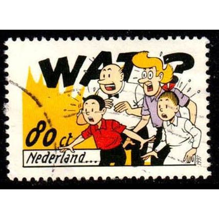 Netherlands 1997 Comics 80c Used Stamp.
