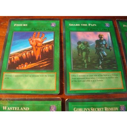 1996, 8-Cards, All 1st Editions, Yu-Gi-Oh,