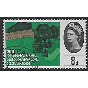 SG 653: 8d. mult. 20th International Geographical Congress, London, ordinary