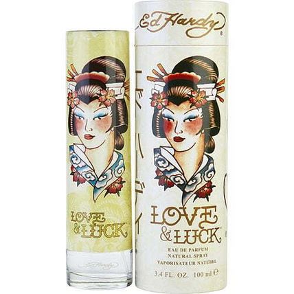 ED HARDY LOVE & LUCK by Christian Audigier EAU DE PARFUM SPRAY 3.4 OZ For WOMEN
