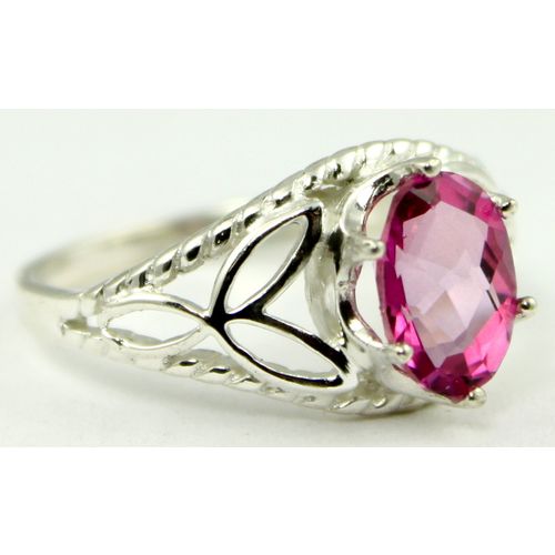 Pure Pink Topaz, 925 Sterling Silver Ring, SR137
