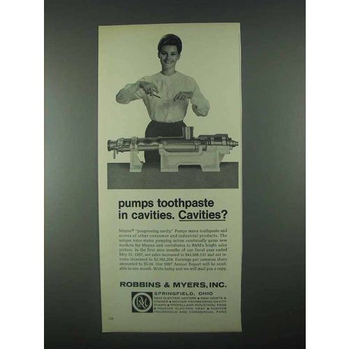 1967 Robbins & Myers Moyno Progressing Cavity Pumps Ad
