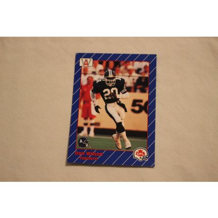 Don Wilson 1991 AW Sport All-World CFL NO. 97