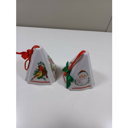 Giftco Inc Porcelain Christmas Ornament Fragrance Scent Potpourri Holder santa