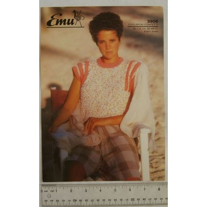 Vintage: Emu 3908 top, coolspun confetti