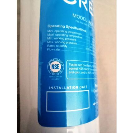 2-Pack AQUACREST 836848 Refrigerator Water Filter FOR Fisher&Paykel 836848