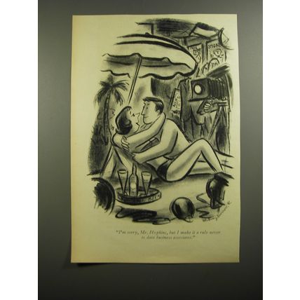 1954 Cartoon by Whitney Darrow, Jr. - I'm sorry, Mr. Hopkins