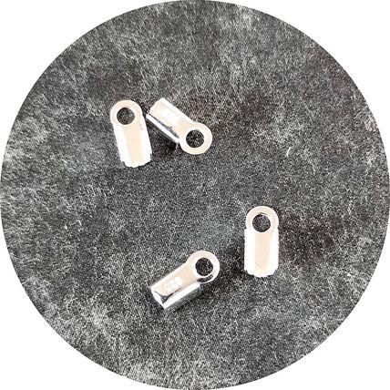 925 Sterling Silver 1mm Folding Clasp for 1mm Cord or Leather 3 pack sizes C23