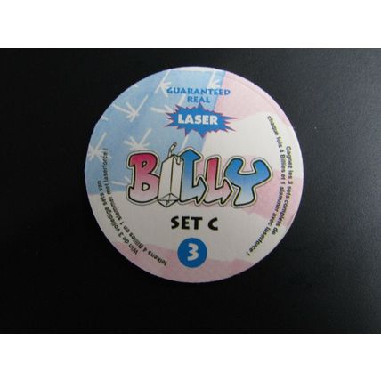 BILLY Laser Pogs Milkcaps Sets A,B,C Guareanteed Real Laser Choice of 12