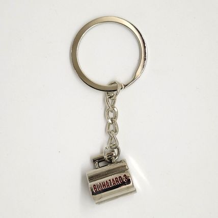 BIOHAZARD 3 Grenade Launcher Ammo Box Keychain SILVER - HK Comic Resident Evil