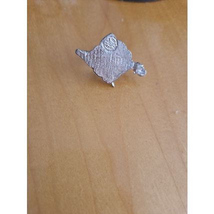 VINTAGE PEWTER????? MICE ON CRYSTAL BALL