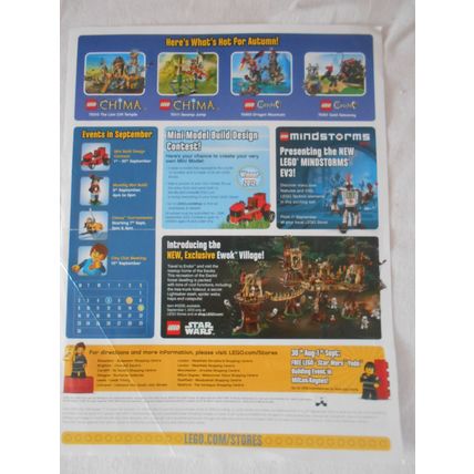 Lego Store Newsletter September 2013