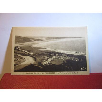 LES PIEUX-SCIOTOT, ENVIRONS DE CHERBOURG, FRANCE. unused antique postcard =