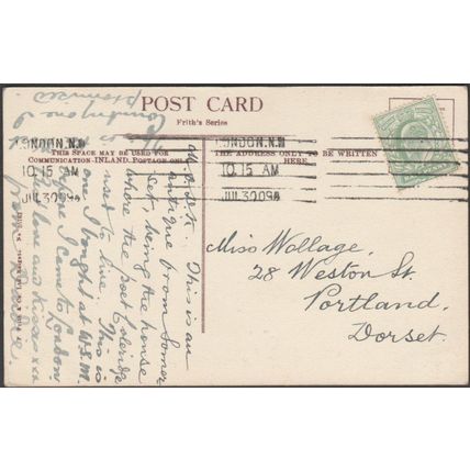 Coleridge's House, Nether Stowey, Somerset, 1909 - Frith's Postcard