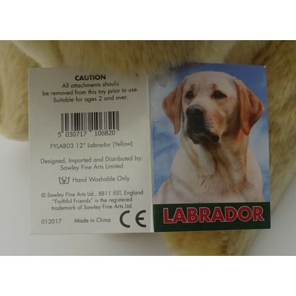 Golden Labrador toy dog, as it is, personalised, gift wrapped 3 choices