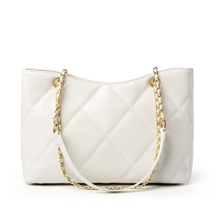 Genuine Leather Women's Shoulder Handbag Crossbody Bag White