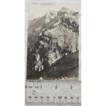 1921 postcard Vesuvius, Una Parete Craterica