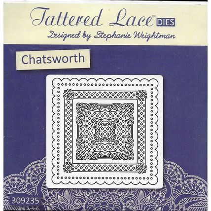 Tattered Lace. Chatsworth Die Set. Die Cutting Cardmaking Scrapbooking Crafts