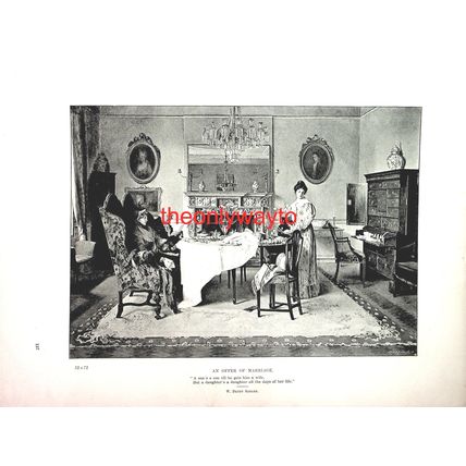 An Offer of Marriage (Last Boat Off+, Reverse), Book Illustration (Print), 1895