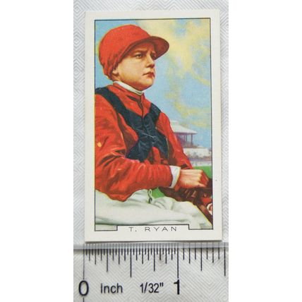 1936 Gallaher Famous Jockeys No. 17 T. Ryan