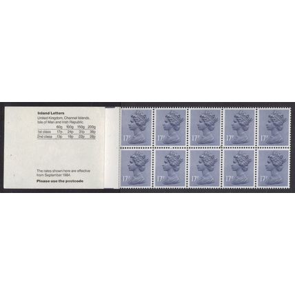 FT2A £1.55 Letters Abroad X952Eu Left Margin ~ PERFECT PERFS - SEE SCANS