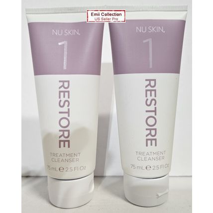 Nu Skin Nuskin 1 Restore Treatment Cleanser Sealed 2.5fl oz 75ml (2 Tubes)