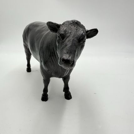 Vintage Breyer Molding Co. Black Angus Bull #365 Chris Hess Design