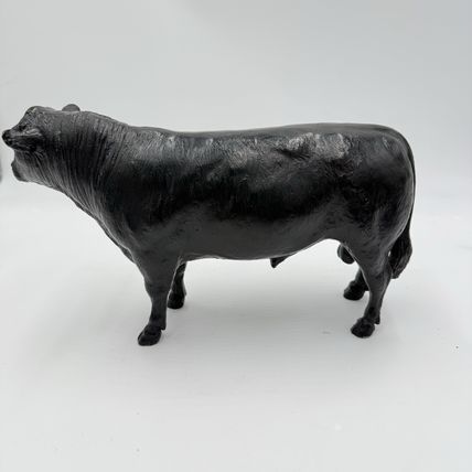 Vintage Breyer Molding Co. Black Angus Bull #365 Chris Hess Design