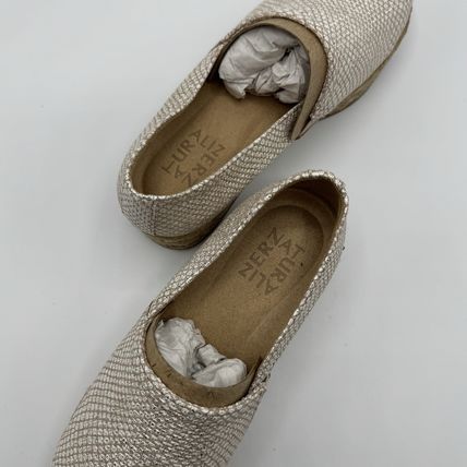 Naturalizer Thea 3.0 Cream Snake Flats 6M New Women’s Espadrille