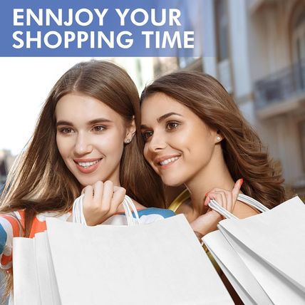 XPCARE 100Pcs 16X6X12 Inches Large Paper Bags with Handles Kraft Paper Bag Gift