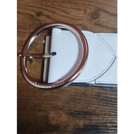 MICHAEL Michael Kors Women's Reverseable Woven Leather Stretch Belt S/M