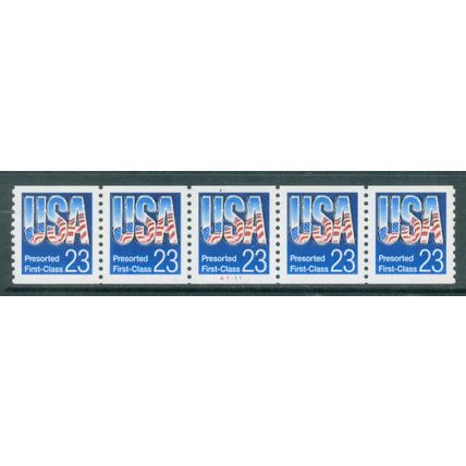 2606 23c U.S. Flag Fine MNH PNC A1111/5 V0774