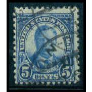 Used 637 5c Theodore Roosevelt Average M09188