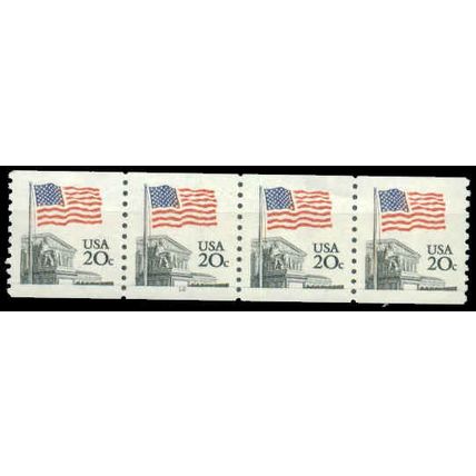 1895av 20c U.S. Flag Very Fine MNH SG PNC 12/4 G0922
