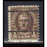 Used 653 1/2c Nathan Hale Average Plus PreCnx KA7043