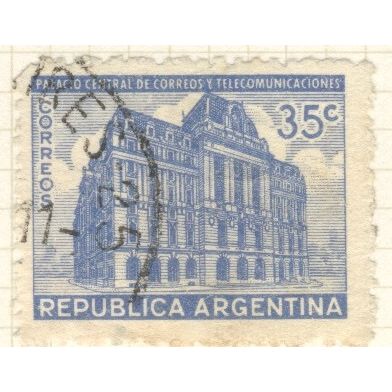 Argentina stamps 1942 - 35c - Postal Buildings - used