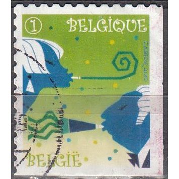 Belgique 2010 Michel 4083BE O Cote (2010) 1.70 € Timbre de fête Cachet rond