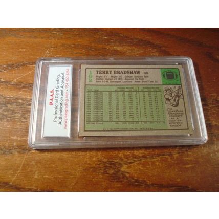 1984 Topps, Graded Near Mint 8, TERRY BRADSHAW, QB, Steelers, HOF