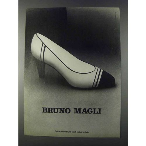 1980 Bruno Magli Shoe Ad