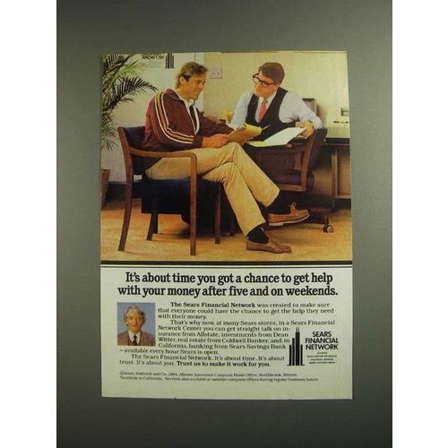 1984 Sears Financial Network Ad - It's About Time
