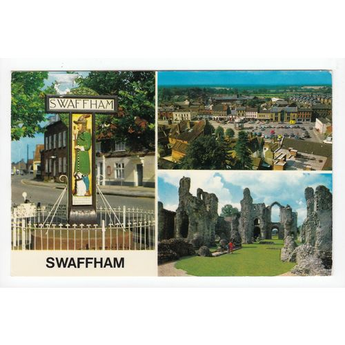 Multiview of Swaffham Norfolk Postcard 14086