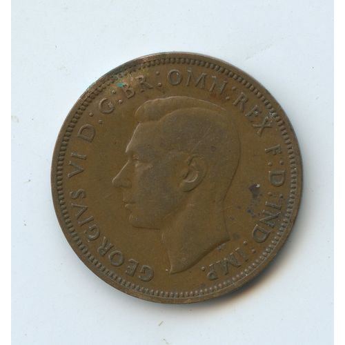 British 1939 Half Penny