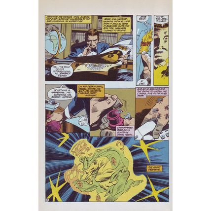 Spectre #1 p18 (1987) Colan Spectre returns to earth -Birth Page Winston Scullis