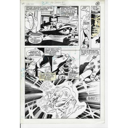 Spectre #1 p18 (1987) Colan Spectre returns to earth -Birth Page Winston Scullis